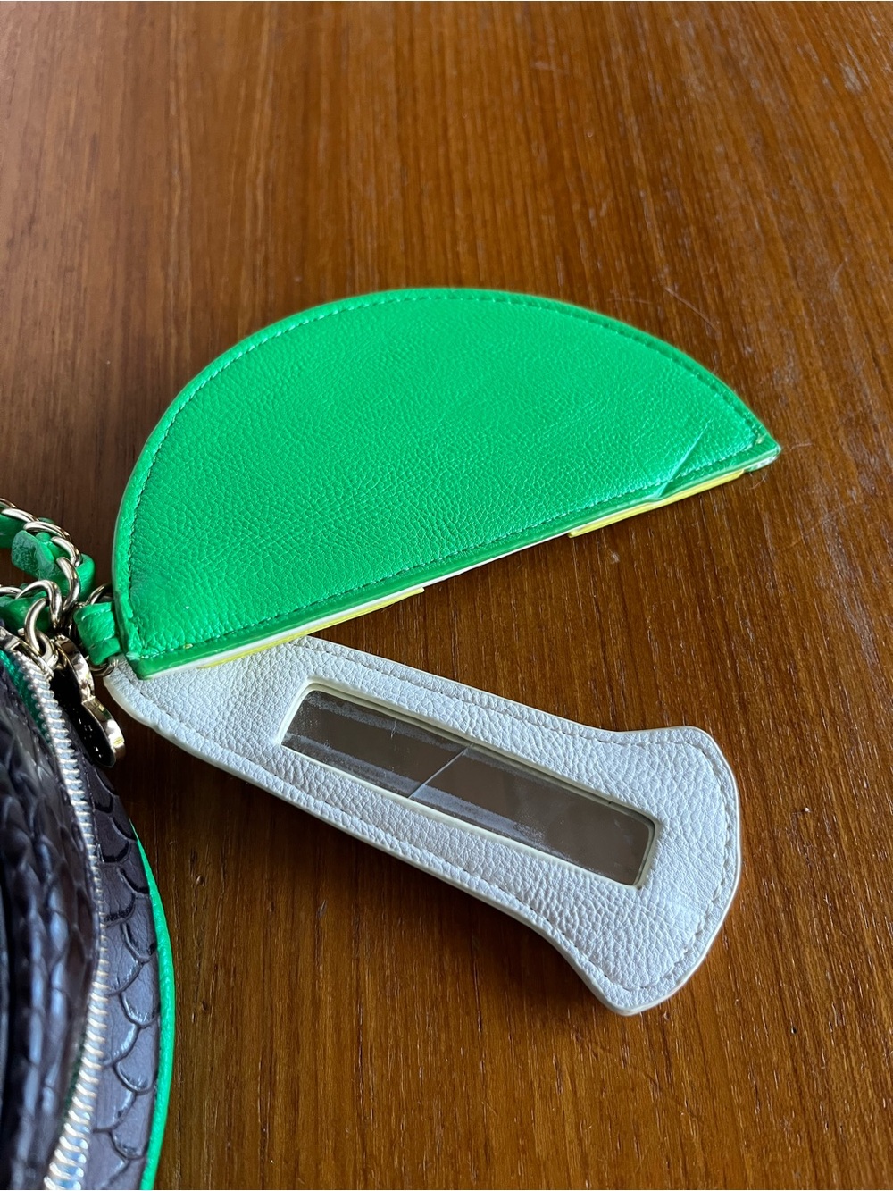 Betsey Johnson Avocado Purse/Wristlet - Picture 3 of 5
